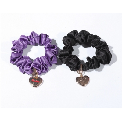 Silk Satin Hair Scrunchies Ponytail Holders Made in China